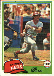 1981 Topps Baseball Cards      149     Joe Nolan RC